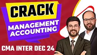 Management Accounting Strategy CMA Inter Dec 24 | CMA Inter Management Accounting Important Topics