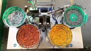 4B Automatic multifunctional screw, screwdriver,expansion bolt, PVC cap four-piece packaging machine