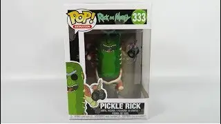 Funko Pop Vinyl Rick and Morty Pickle Rick Unboxing