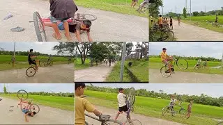 Wheelie cycle stunt vlog | Assamese vlog video | Tiku Blogs