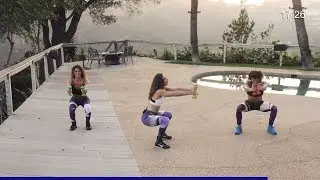 20 Min Full Body Workout With Weights // Abs Arms Core Legs