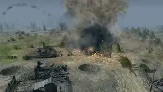 American forces attack a fortified Russian position-PC Stress test