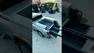 GMC 2500 DECKED System Install | Battle Mat, UWS Toolboxes & 10 LED Strobes Upgrade #worktruck