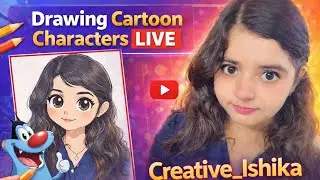 LIVE Cartoon Drawing Session ✏️ | Watch Me Draw Cute Characters ❤️