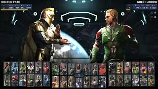 Docter Fate vs Green Arrow Injustice 2