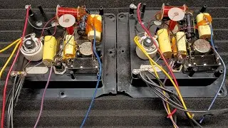 Cerwin Vega pd-9 crossover Restorations by 99% Audio, test video. (client will repair the plates)