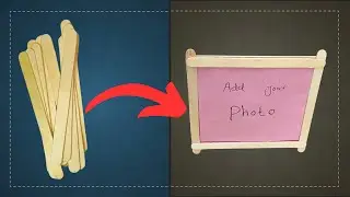You Won&rsquo;t Believe This Photo Frame Is Made from Popsicle Sticks!