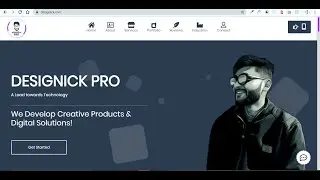 DESIGNICK - A New UI / UX Concept | Creative Web App - Demonstration