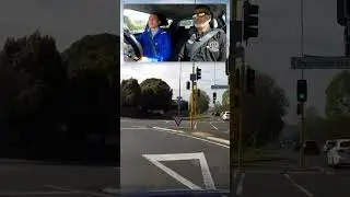 Поворот с одной полосы на несколько 🚘 | Пробный экзамен на получение водительских прав в Новой Зе...