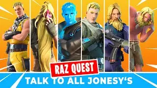 Talk to All JONESY'S (New RAZ SPIRE Quest Update 16.20)