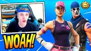 NINJA REACTS TO *NEW* ROSE TEAM LEADER & WARPAINT SKINS! *LEGENDARY* Fortnite FUNNY & EPIC Moments