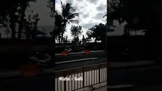 kuta Beach street - bali island - islands of Gods