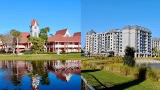 Walking from Disney's Caribbean Beach to Disney's Riviera Resort in 4K | Walt Disney World 2024
