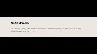 NEW AGENT FADE LORE IN THE SHOOTING RANGE (PATCH 4.07)