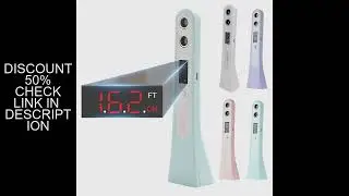 Ultrasonic Height Measurement Meter LED Display Digital Height Measuring Ruler Electronic Height Rul