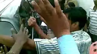 Pawan Kalyan giving Autographs to fans in Puli Shooting