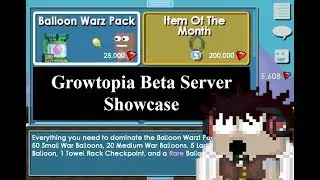 What's on Beta ? Growtopia Beta Server Showcase