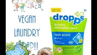 DROPPS VEGAN LAUNDRY SOAP pods!  eco friendly