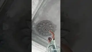 How to make a flower 🌺 Ceiling flower 🌹 Ceiling full video #ceilingflower #ceiling