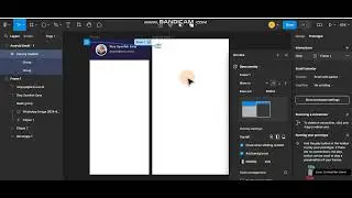 Side Menu Mobile, Effect Shape Figma