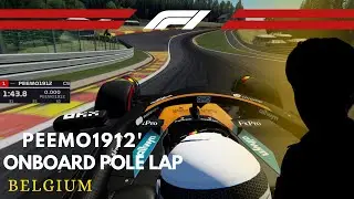Peemo1912's Onboard Pole lap | 2025 Belgian Grand prix