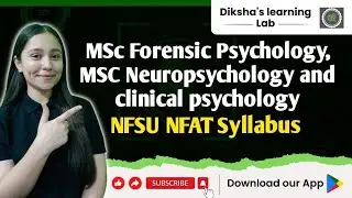MSc Forensic Psychology, MSC Neuropsychology and clinical psychology, Syllabus