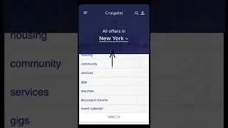 Craigslist in 2022 (redesign)