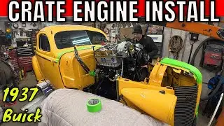 Установка двигателя BluePrint Engines 350 в мой Buick Street Rod 1937 года выпуска.