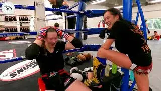 Muaythai Sparing in NRC Sport Hyvink&auml;&auml; Finland
