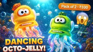 TRENDING 2026 🔥 Dancing Octo-Jelly Toy Review & Unboxing | Twist Together! Pack of 2 ₹330
