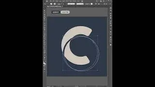 Logo Design with Letter C | Adobe Illustrator Tutorial 💫#LogoDesign #AlphabetSeries