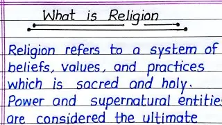 What is Religion Essay in English || Essay on Religion in English || Paragraph on Religion