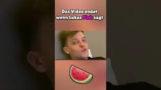 Das Video endet wenn Lukas pink sagt😂 #shorts