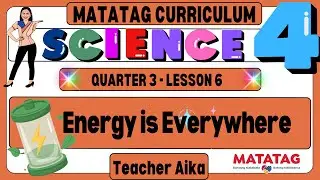 MATATAG English 4 Grade 4 Quarter 3 Lesson 6 Energy is Everywhere
