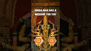 Durga Maa has a message for you 🙏🏻😇