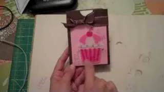 HAPPY BIRTHDAY CUPCAKE POCKET CARD