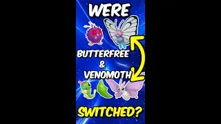 Were Butterfree and Venomoth Switched? | #shorts