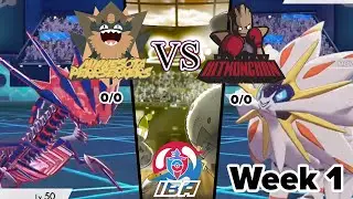 ETERNATUS IS INSANE!!! IBA Draft League Battle Week 1 | Pokemon Sword and Shield