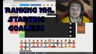 Ranking NHL Starting Goalies From Best To Worst!!! Best Goalie Ever?!?!