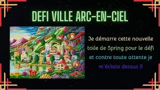 Point de croix | Défi Ville arc-en-ciel #1 #crossstitch #pointdecroix