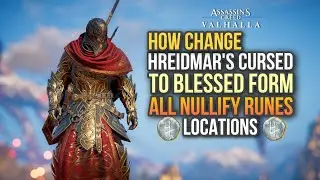AC VALHALLA HOW TO PURIFIY HREIDMAR'S CURSED ARMOR | ALL NULLIFY RUNE LOCATIONS