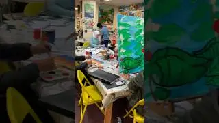 Saturday Club for young people in Art Classes Group studio #art #drawing #painting