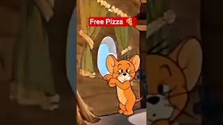 Jerry ka Free Pizza #shorts #funny #foryou #cartoon #jerry #pizza #trending