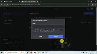 Как создать токен бота Discord