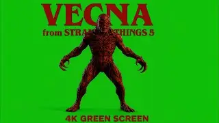 Vecna from Stranger Things 5 | 4K Green Screen Monster Footage | Dangerous monster green screen |