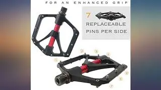 Mountain Bike Pedals Flat Mtb Pedals Wide Platform Mtb Pedals Bicycle Aluminum review
