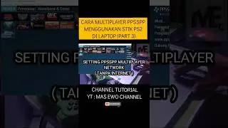 CARA MULTIPLAYER PPSSPP MENGGUNAKAN STIK PS2 DI LAPTOP (PART 3) #shorts #ppsspp #multiplayer #laptop