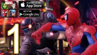 MARVEL Strike Force Heroes Android iOS Walkthrough - Gameplay Part 1 - Heroes Assemble: Chapter 1