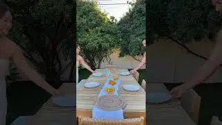 hosting a summer citrus themed garden party | #hosting #tablescapeideas #tablescape