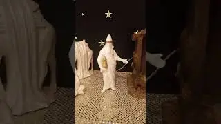overly dramatic wise man sees baby Jesus